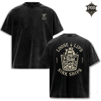 Loose Lips Dark Voyage Vintage Tee