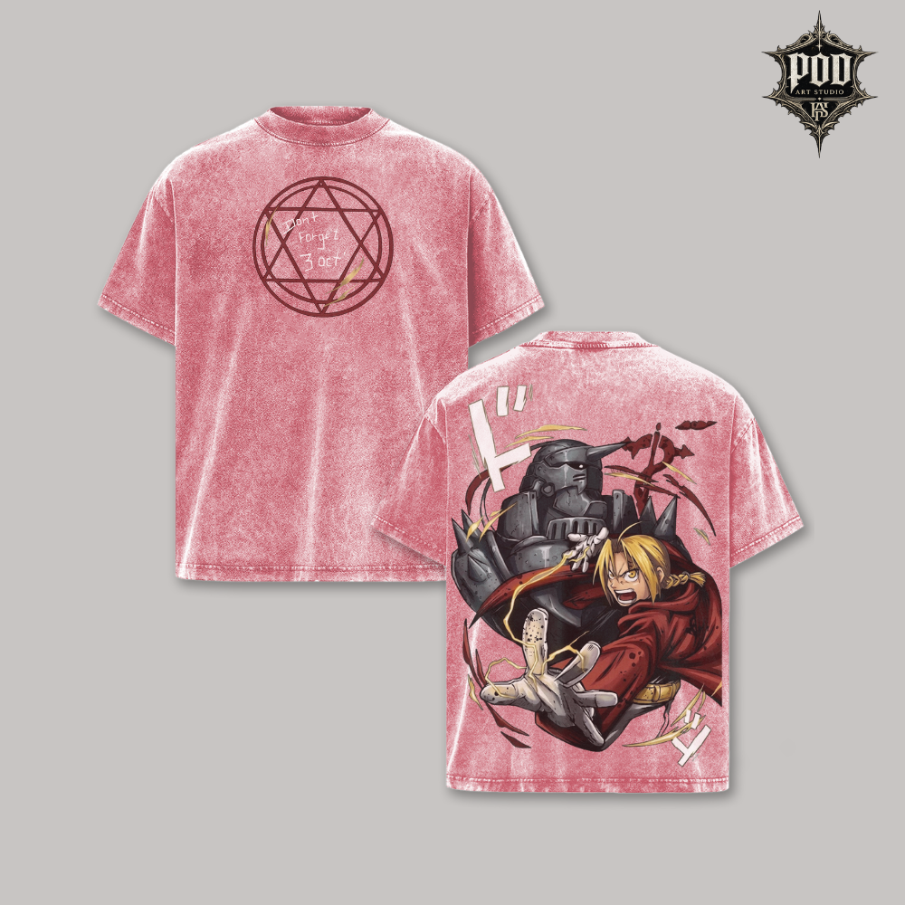 Edward Alchemy Fullmetal Alchemist Vintage Tee