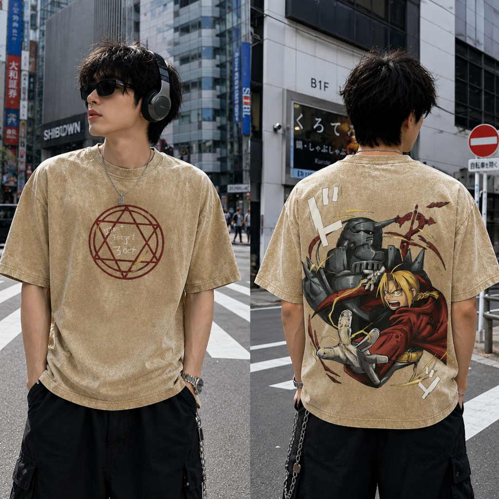 Edward Alchemy Fullmetal Alchemist Vintage Tee
