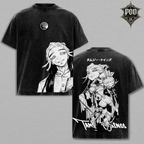 Anime Manga Vintage Shirt | Tamsey Jaines Graphic Tee | Acid Wash Oversized T-Shirt | Japanese Streetwear Aesthetics | Retro Unisex Tshirt