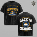 Back to School 2026 Vintage Wash Graphic Tee – Oversized Heavyweight College Style Shirt for Students & Teachers