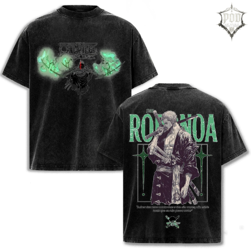Roronoa Zoro Sword Legend One Piece Vintage Tee