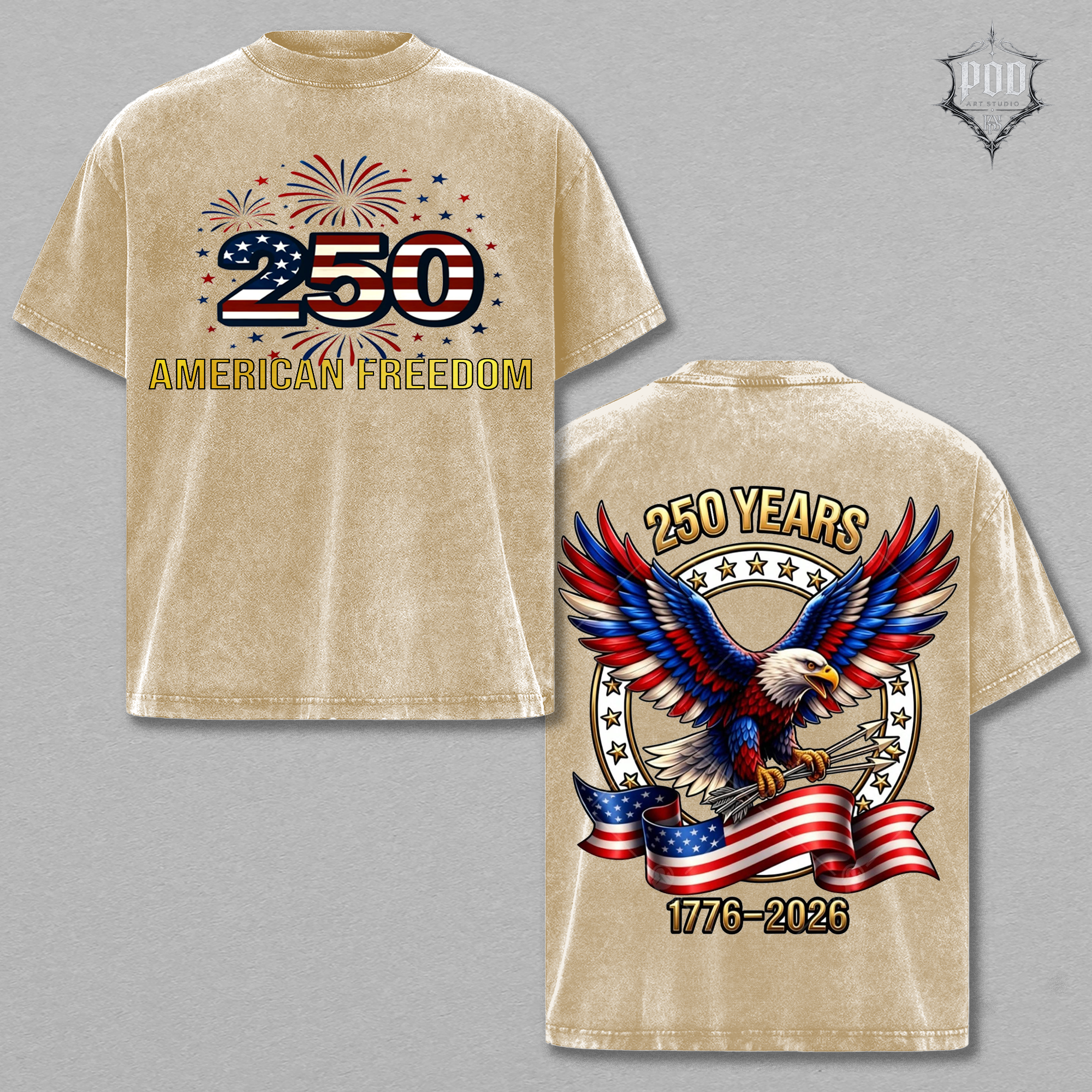 250 Years American Freedom Vintage Tee