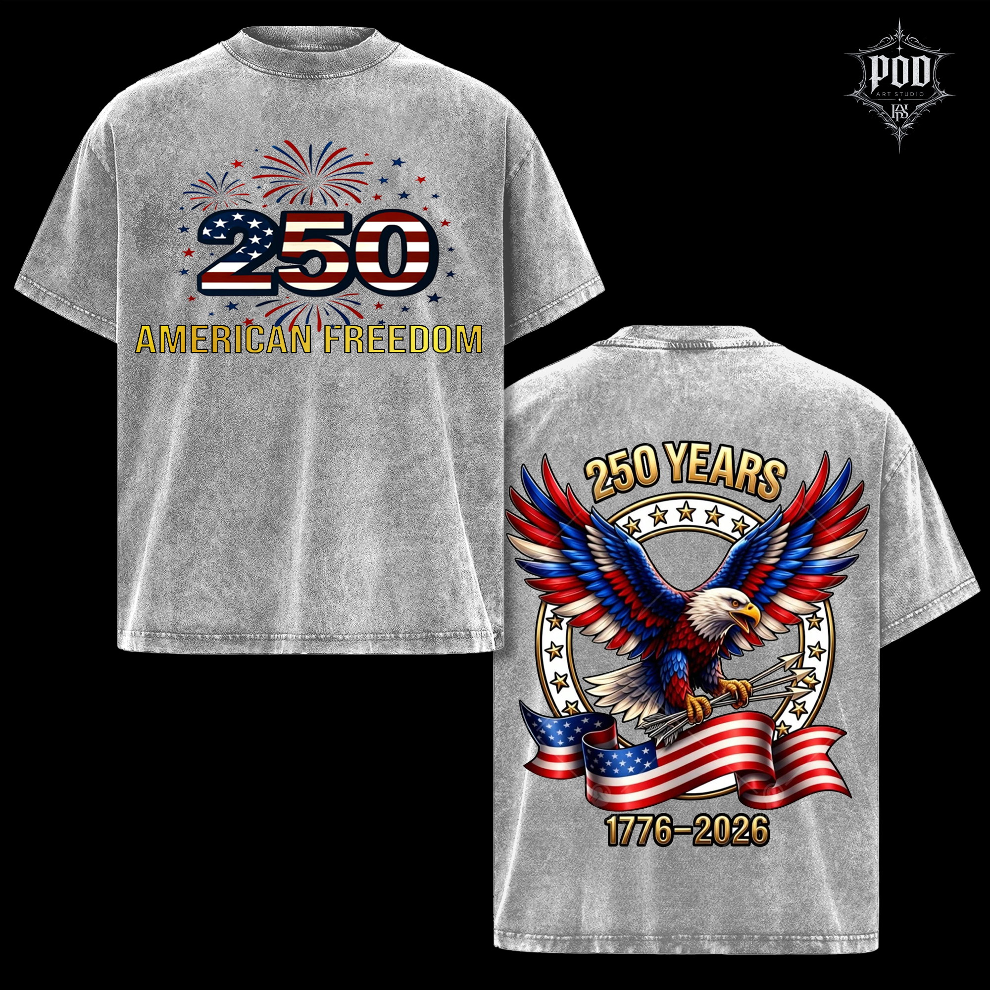 250 Years American Freedom Vintage Tee