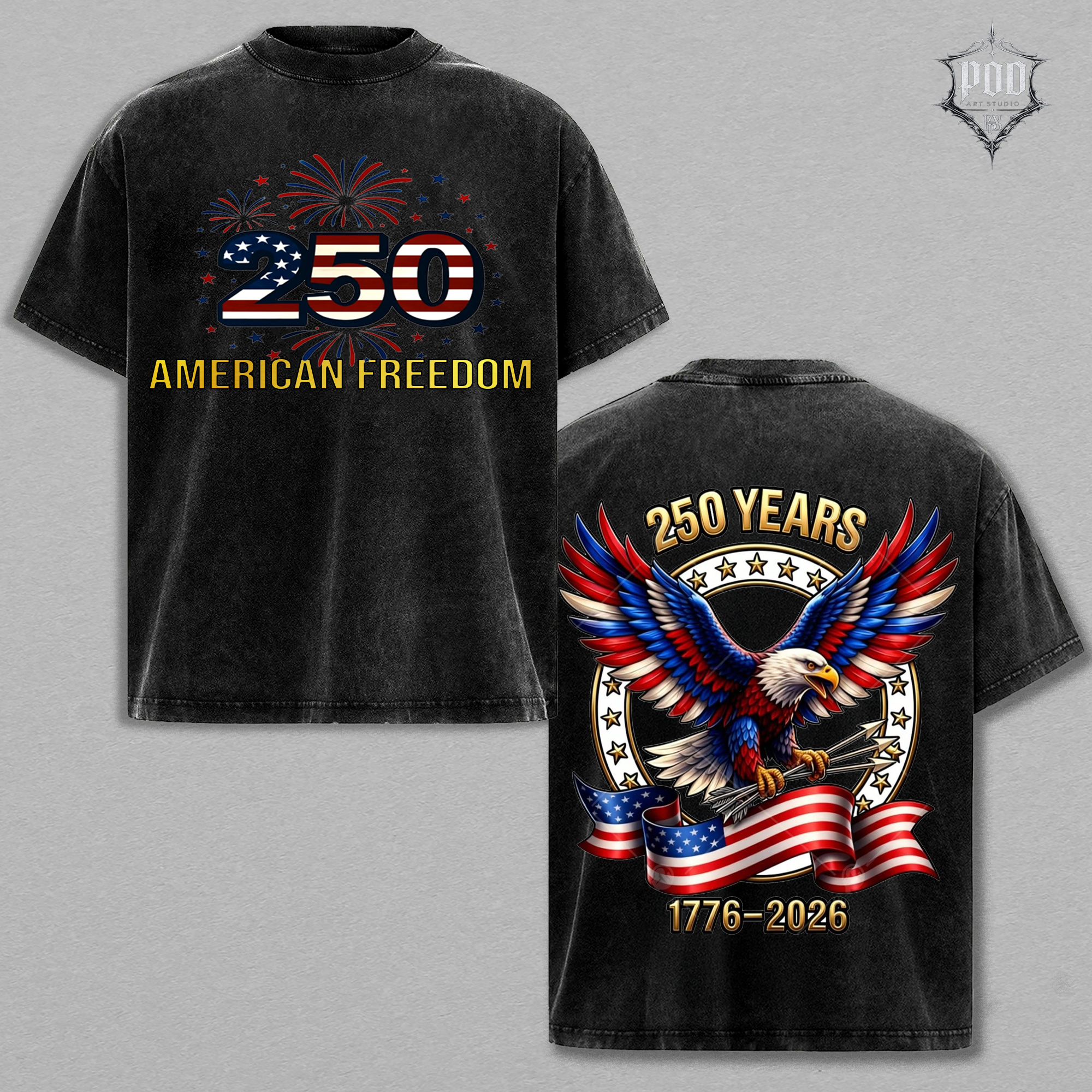 250 Years American Freedom Vintage Tee