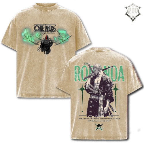 Roronoa Zoro Sword Legend One Piece Vintage Tee
