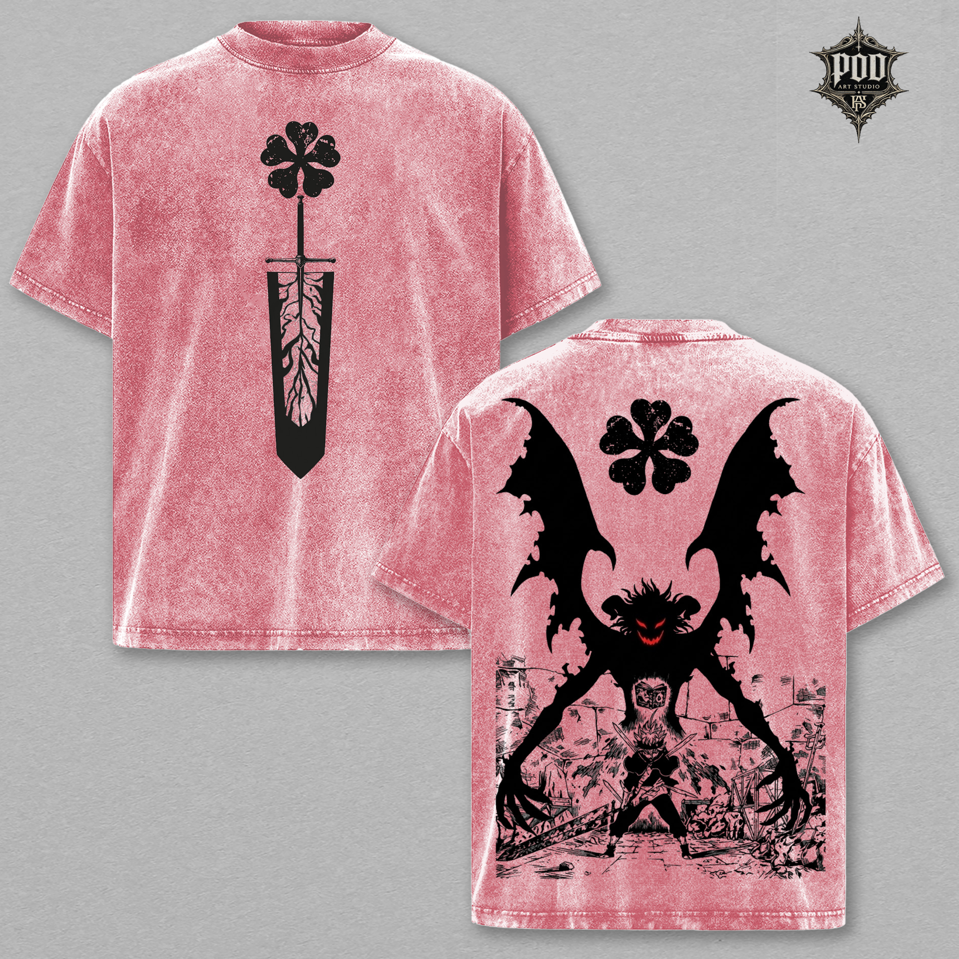 Devil Union Asta Washed Graphic Tee