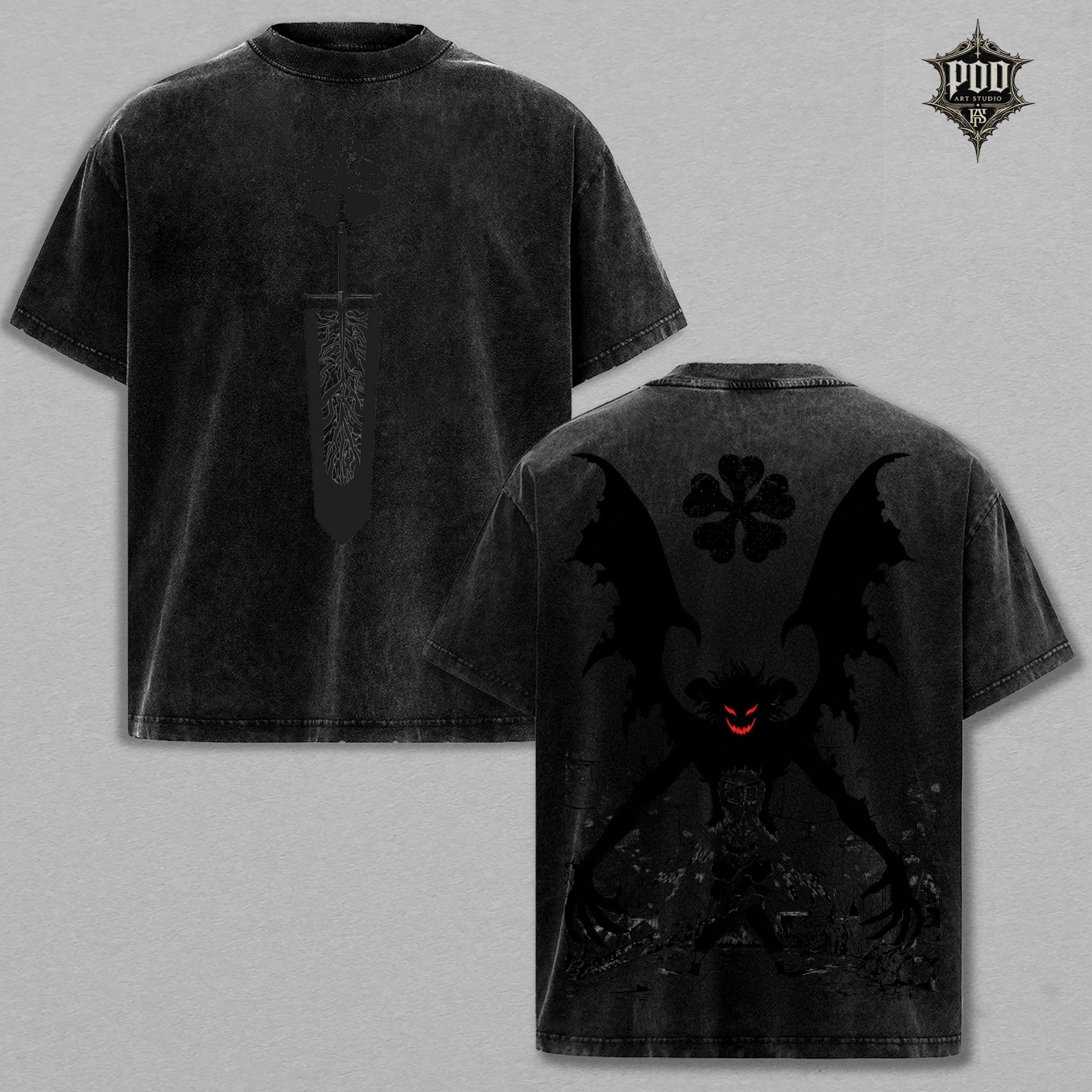 Devil Union Asta Washed Graphic Tee