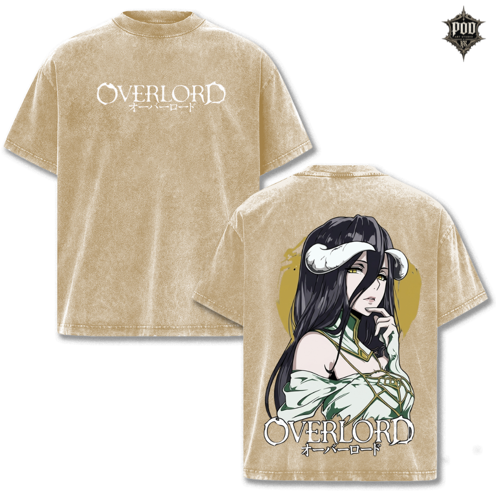 Ainz Ooal Gown Sorcerer King Overlord Washed Tee