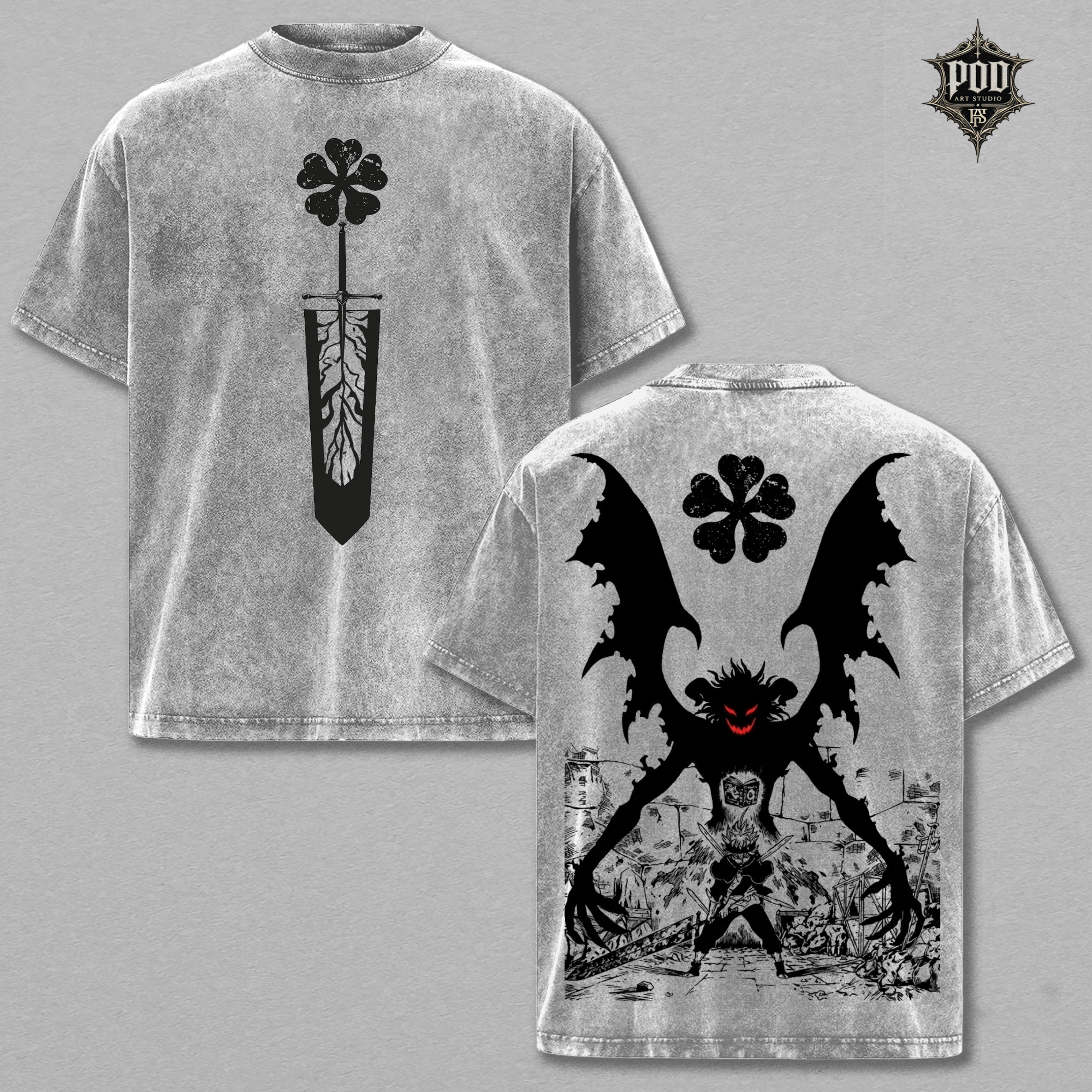Devil Union Asta Washed Graphic Tee