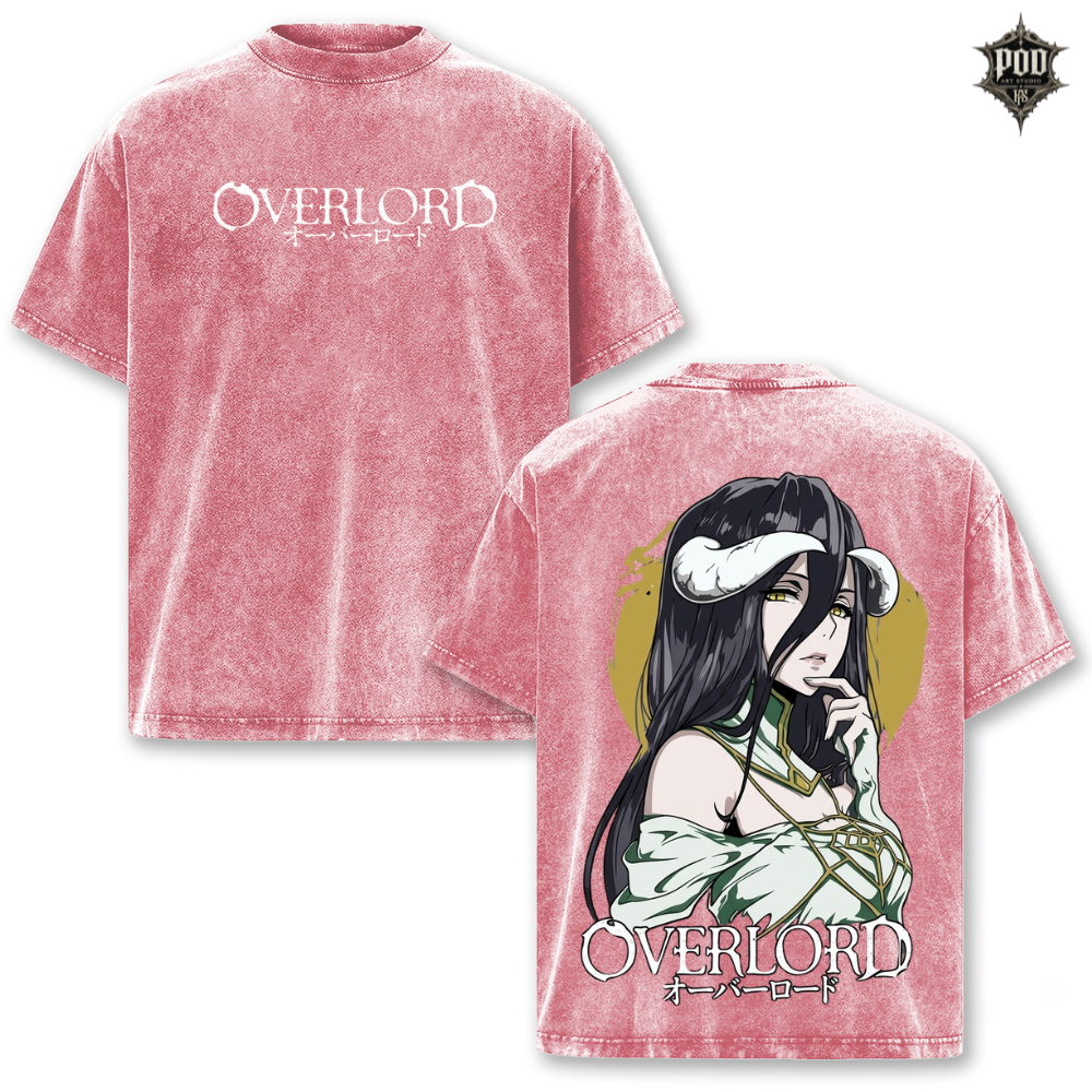 Ainz Ooal Gown Sorcerer King Overlord Washed Tee