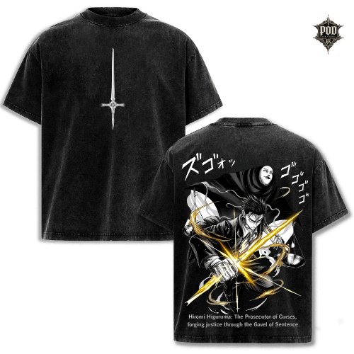 Higuruma Justice Jujutsu Kaisen Washed Tee