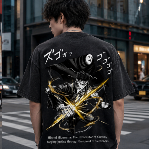 Higuruma Justice Jujutsu Kaisen Washed Tee