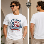 America 250 Years of Freedom Vintage Tee | 1776–2026 Patriotic USA Celebration Shirt