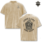 Loose Lips Dark Voyage Vintage Tee
