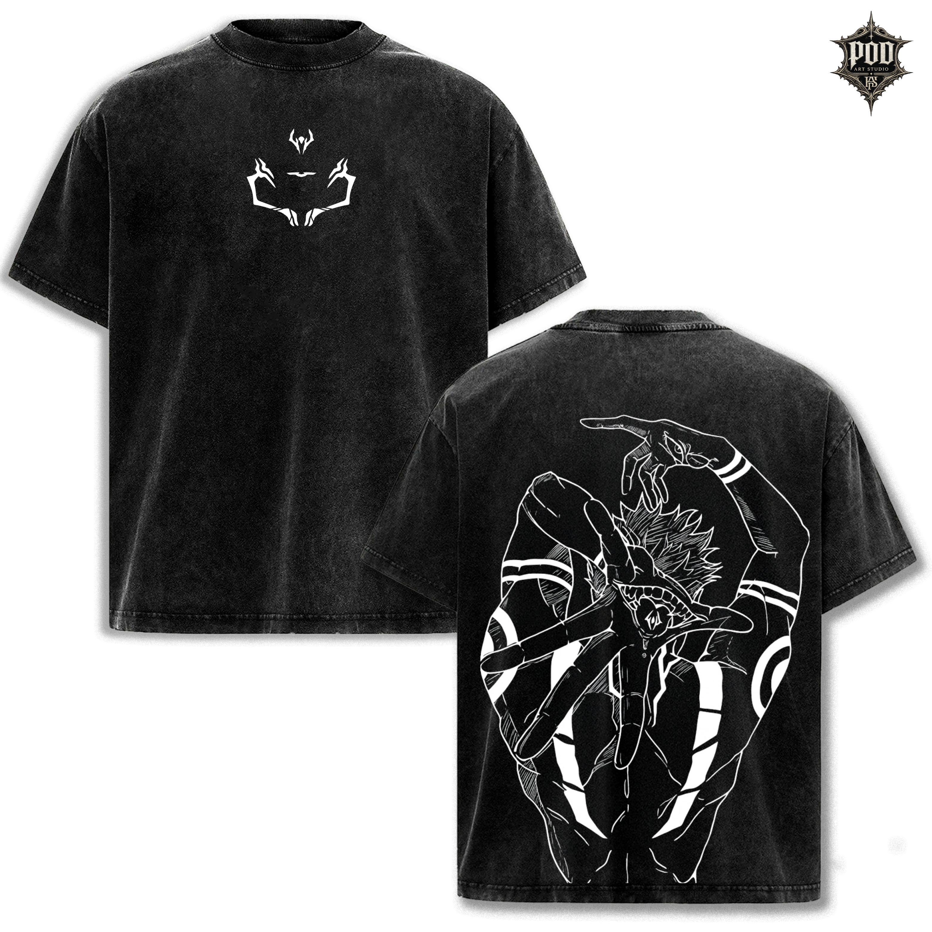 Ryomen Sukuna King of Curses Jujutsu Kaisen Vintage Tee