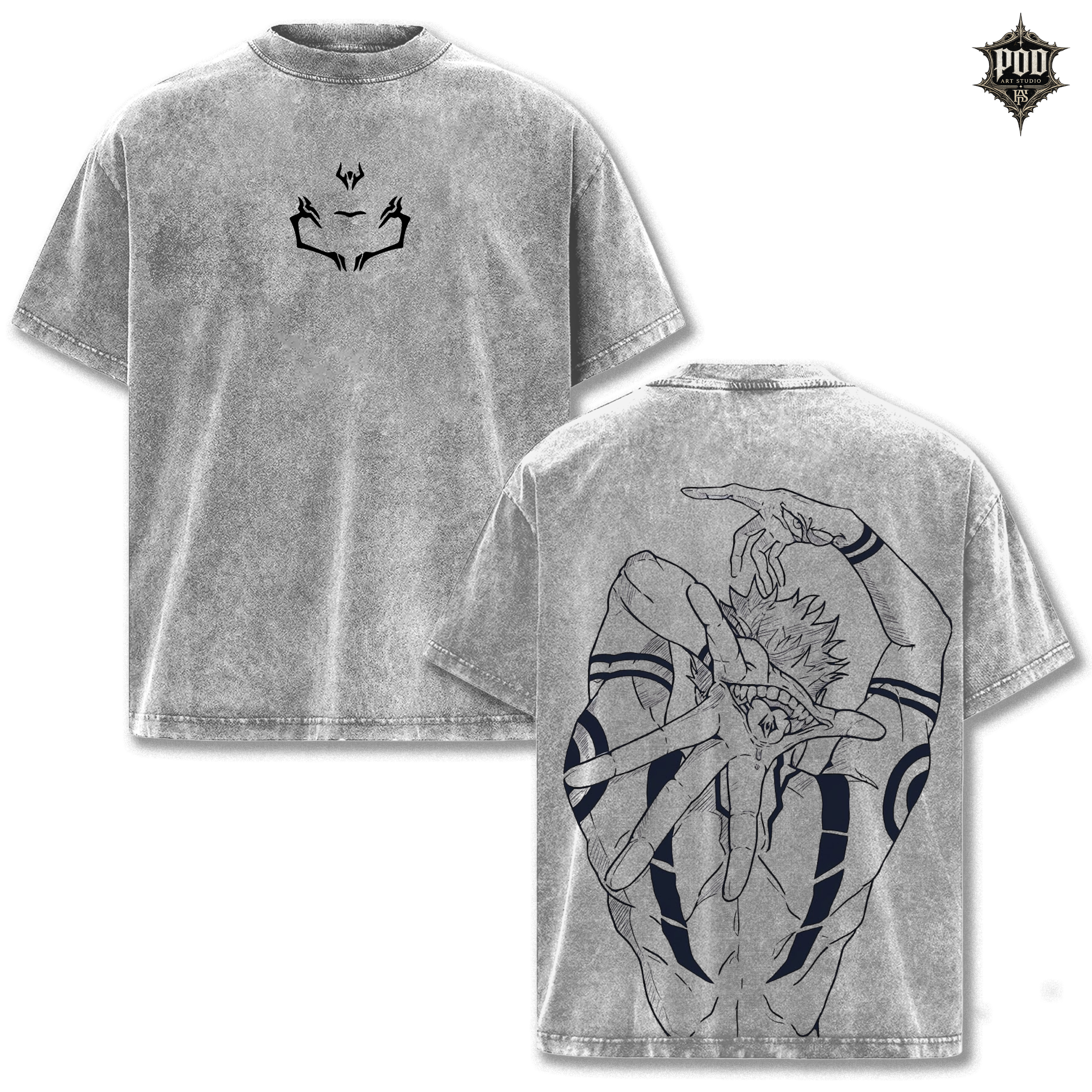 Ryomen Sukuna King of Curses Jujutsu Kaisen Vintage Tee