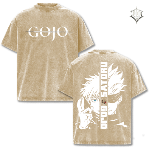 Gojo Infinity Jujutsu Kaisen Washed Tee