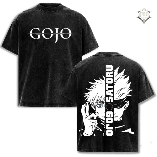 Gojo Infinity Jujutsu Kaisen Washed Tee