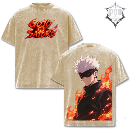 Gojo Satoru Vintage Anime Tee