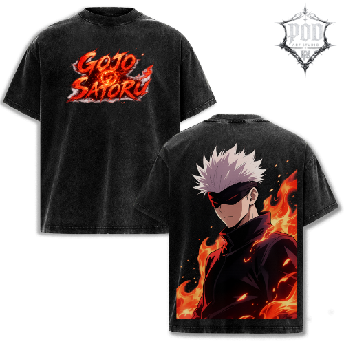 Gojo Satoru Vintage Anime Tee