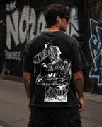 Pochita Manga Sketch Chainsaw Man Vintage Oversized Tee