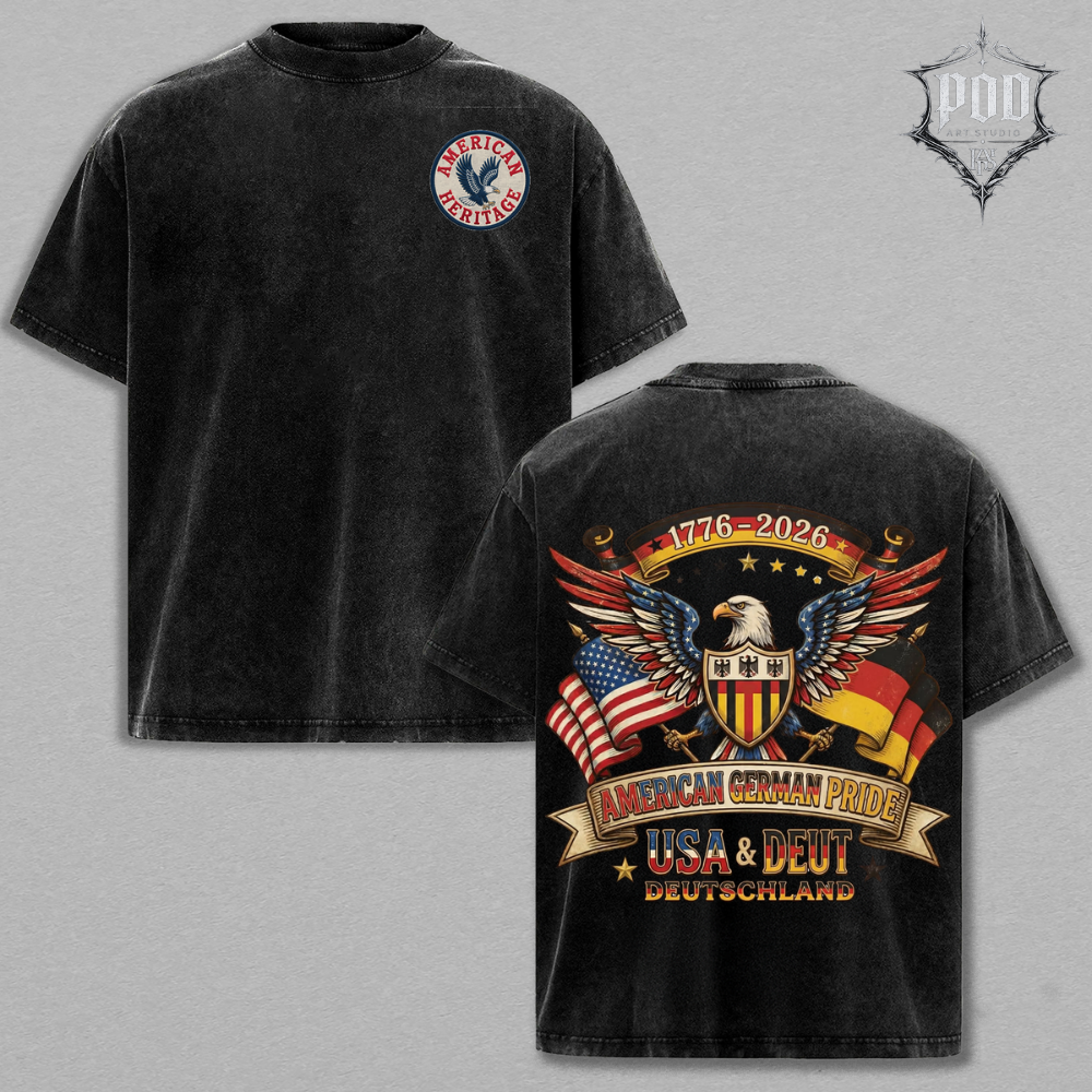 America 250th Anniversary Heritage Eagle Vintage T-Shirt