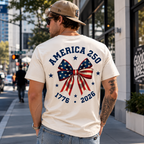 America 250 Patriotic Bow America 250 Vintage Tee