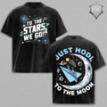 To The Stars We Go Vintage Space Graphic T-Shirt