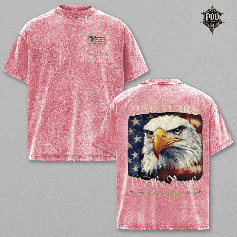 American German Heritage Celebration Vintage Streetwear Tee