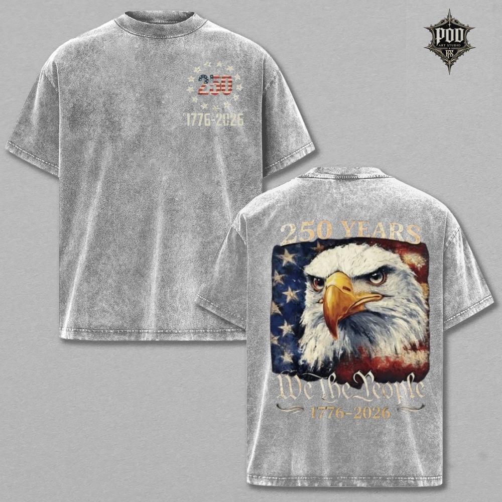 American German Heritage Celebration Vintage Streetwear Tee