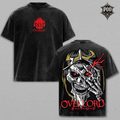Overlord Skull King Vintage Washed Oversized T-Shirt
