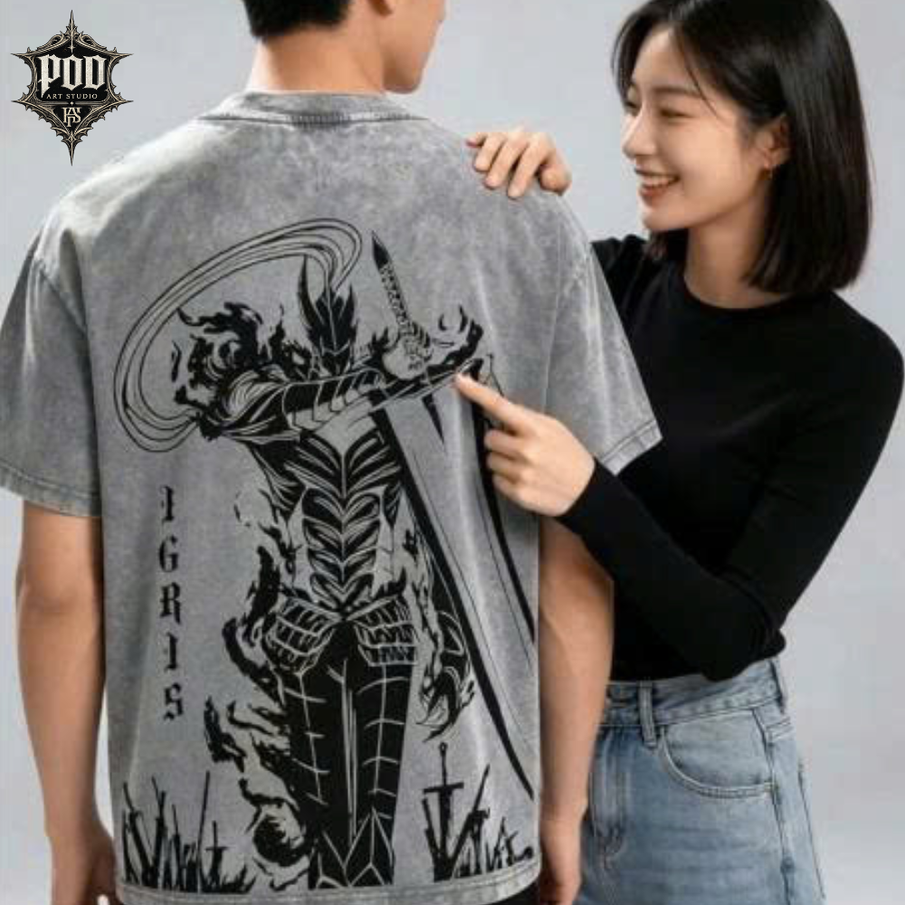Anime Streetwear Graphic Tee For Men And Women