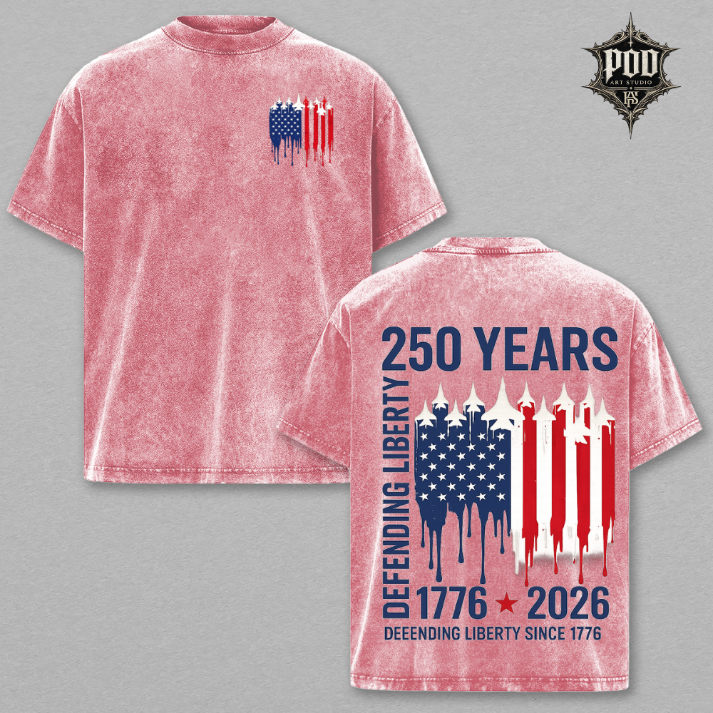 USA 250th Anniversary Eagle Heritage Vintage Tee