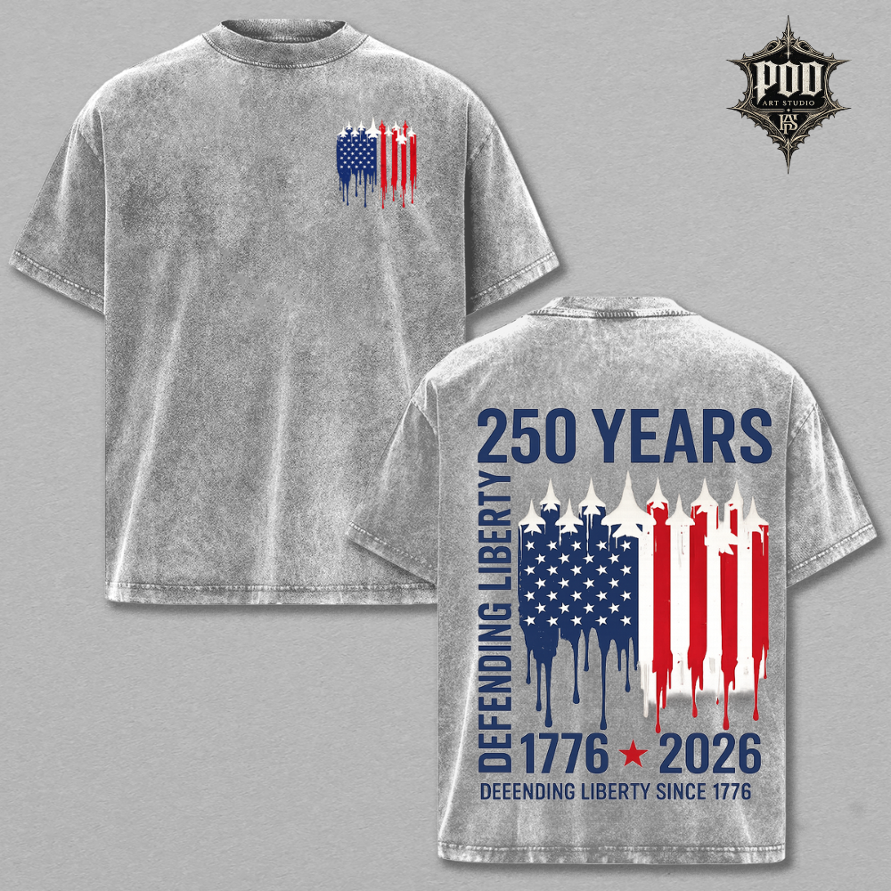 USA 250th Anniversary Eagle Heritage Vintage Tee