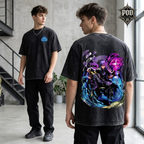 Rimuru Tempest Anime Vintage Washed Oversized T-Shirt