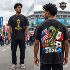 World Cup 2026 Vintage Soccer Graphic T-Shirt