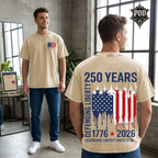 USA 250th Anniversary Eagle Heritage Vintage Tee