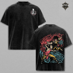 Rise of the Twin Dragon Warriors Vintage Graphic T-Shirt