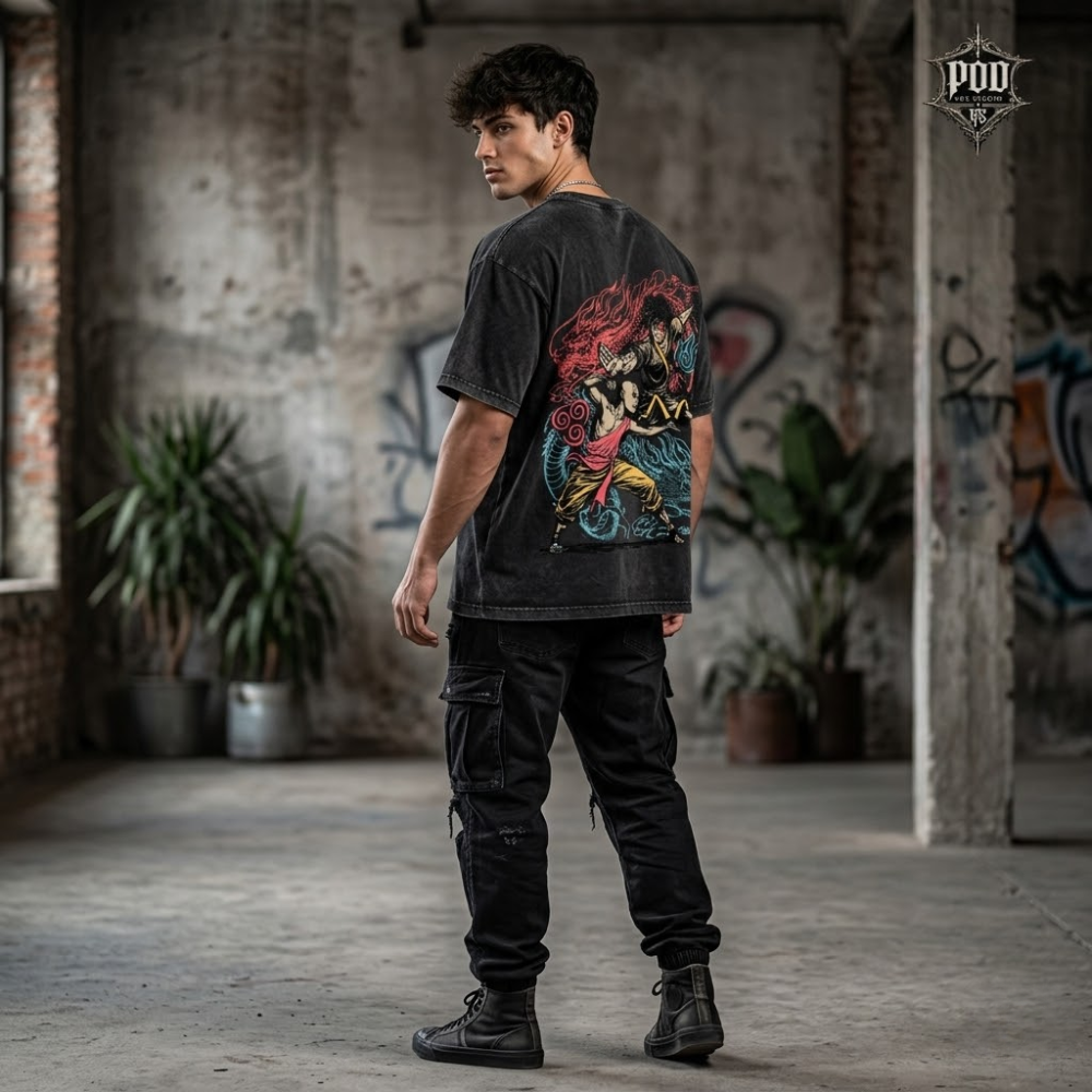 Rise of the Twin Dragon Warriors Vintage Graphic T-Shirt