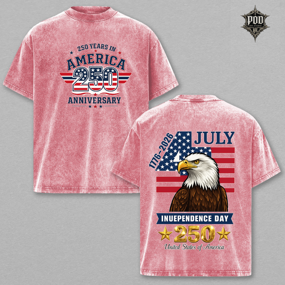 American Freedom 250th Celebration Streetwear T-Shirt