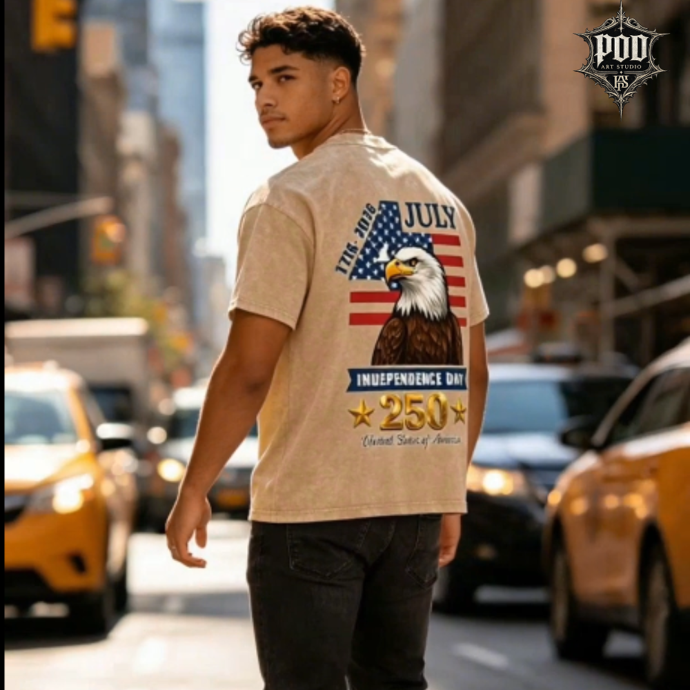 American Freedom 250th Celebration Streetwear T-Shirt