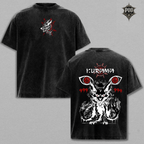 Kurama Nine Tails Vintage Washed Oversized T-Shirt