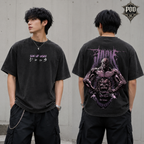 Jack Hanma Anime Vintage Washed Oversized T-Shirt