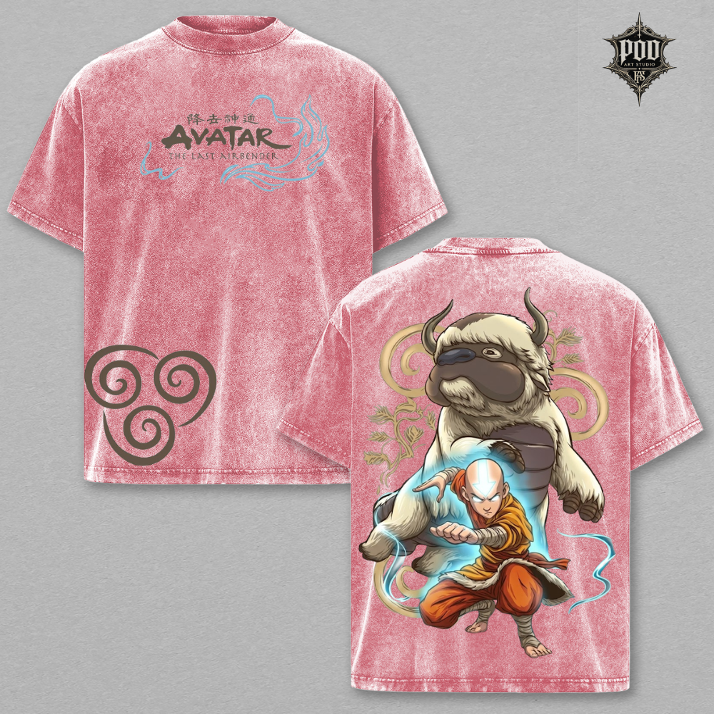 Avatar Air Nomad Vintage Washed Oversized T-Shirt