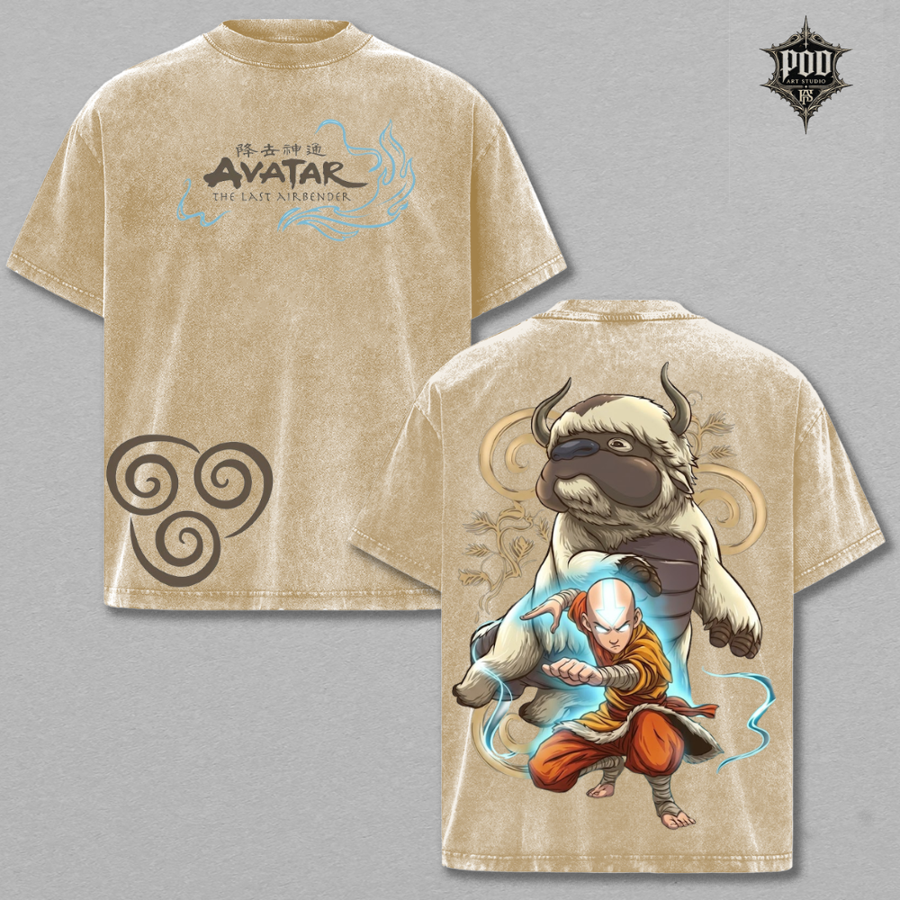 Avatar Air Nomad Vintage Washed Oversized T-Shirt