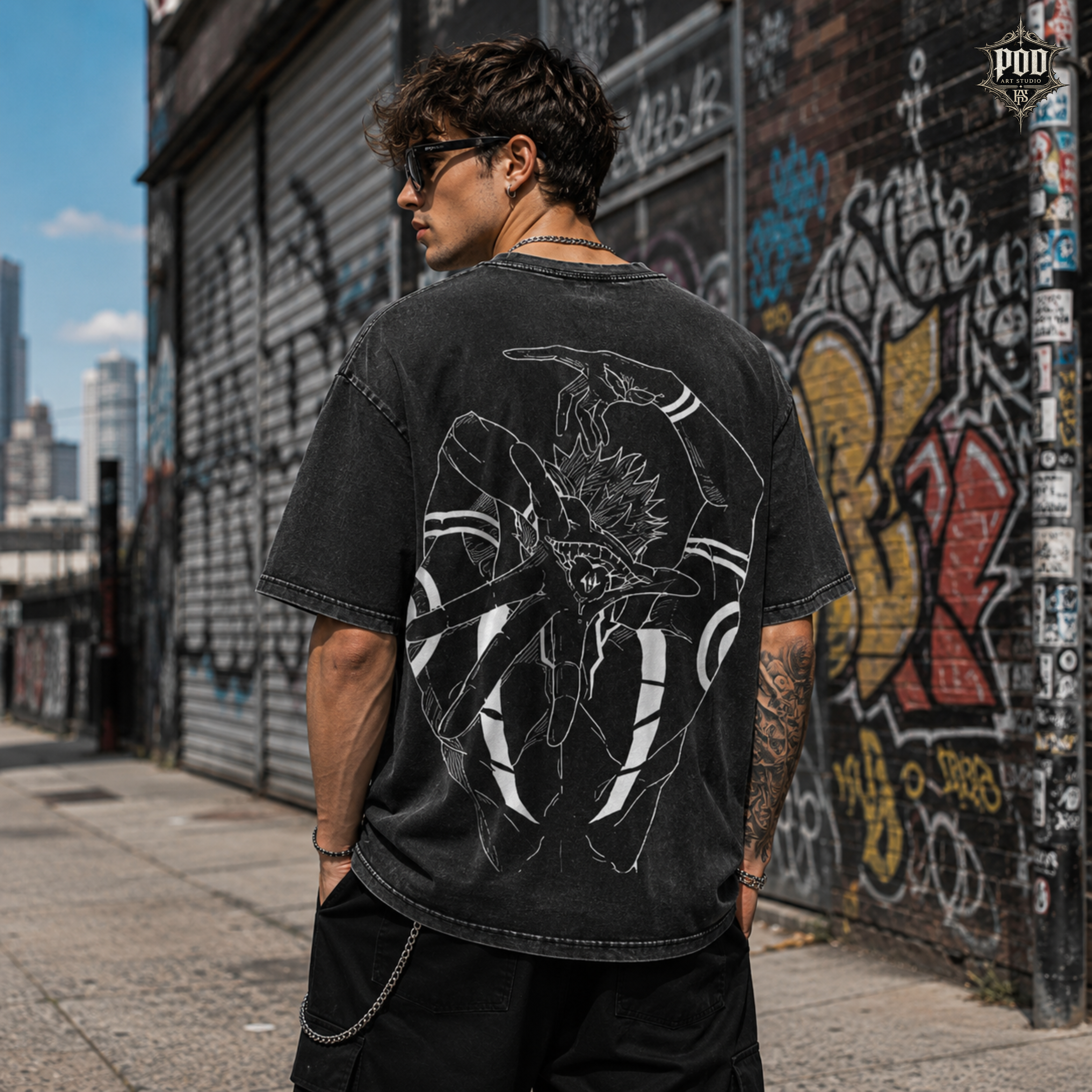 Ryomen Sukuna King of Curses Jujutsu Kaisen Vintage Tee