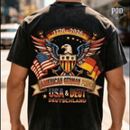 America 250th Anniversary Heritage Eagle Vintage T-Shirt