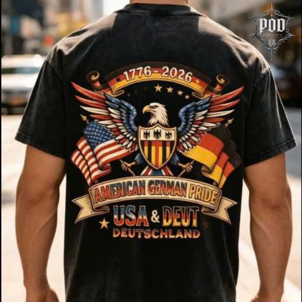 America 250th Anniversary Heritage Eagle Vintage T-Shirt