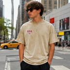 USA Eagle Freedom Washed Oversized Tee